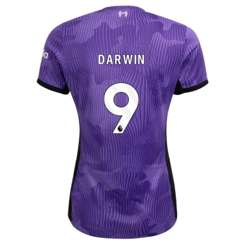 Ženski Nogometni dresi Liverpool Darwin Nunez #9 Tretji 2023-24 Kratek Rokav